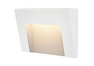 Taper Deck Sconce LED Landscape Light in Satin White