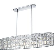 Five Light Linear Chandelier