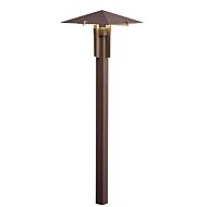 Kichler Landscape 2700K LED Pyramid Path in Architectural Bronze