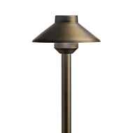 Cbr LED Integrated 3-Light LED Path Light in Centennial Brass