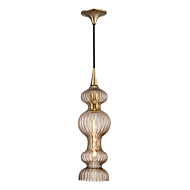 Hudson Valley Pomfret 21 Inch Pendant Light in Aged Brass