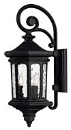 Hinkley Raley 3-Light Outdoor Light In Museum Black