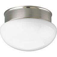 Fitter 1-Light Flush Mount in Brushed Nickel