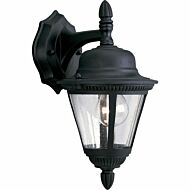 Westport 1-Light Wall Lantern in Textured Black