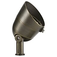 Kichler Landscape LED 2700k 35 Degree Outdoor Flood Light in Centennial Brass