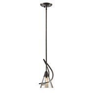 Olympia 1-Light Mini Pendant in Burnt Sienna