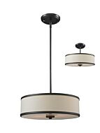 Z-Lite Cameo 3-Light Pendant Light In Factory Bronze