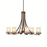 Kichler Hendrik 6 Light Chandelier in Olde Bronze