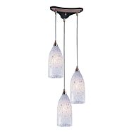 Verona 3-Light Pendant in Satin Nickel