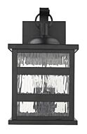 Morris 3-Light Matte Black Wall Light 