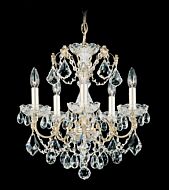 Century Five Light Chandelier in French Gold by Schonbek