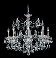 Century Eight Light Chandelier in French Gold by Schonbek