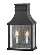 Hinkley Beacon Hill 2-Light Outdoor Light In Museum Black