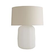 Frio One Light Table Lamp in White by Arteriors