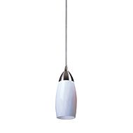 Milan 1-Light Mini Pendant in Satin Nickel