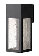 Hinkley Rook 1-Light Outdoor Light In Satin Black