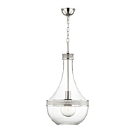 Hudson Valley Hagen 29 Inch Pendant Light in Polished Nickel