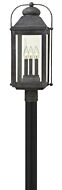 Hinkley Anchorage 3-Light Outdoor Light In Aged Zinc