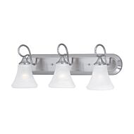 Elipse 3-Light Bathroom Vanity Light in Brushed Nickel