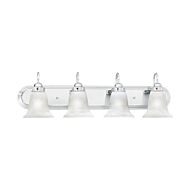 Homestead 4-Light Bathroom Vanity Light in Chrome