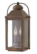 Hinkley Anchorage 2-Light Outdoor Light In Light Oiled Bronze