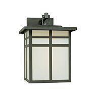 Mission 1-Light Outdoor Wall Sconce in Black