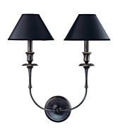 Hudson Valley Jasper 2 Light 20 Inch Wall Sconce in Old Bronze