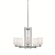 Kichler Eileen 5 Light Chandelier in Brushed Nickel