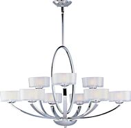 Maxim Lighting Elle 9 Light Chandelier in Polished Chrome