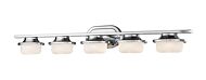 Z Lite Optum 5 Light Bathroom Vanity Light In Chrome