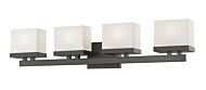 Z-Lite Rivulet 4-Light Bathroom Vanity Light In Bronze