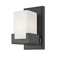 Z-Lite Peak 1-Light Bathroom Vanity Light In Bronze