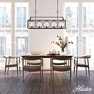 Hunter Stone Creek 5-Light Linear Chandelier in Noble Bronze