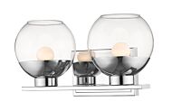 Z-Lite Osono 2-Light Bathroom Vanity Light In Chrome 