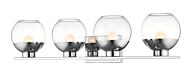 Z-Lite Osono 4-Light Bathroom Vanity Light In Chrome 