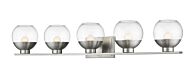 Z-Lite Osono 5-Light Bathroom Vanity Light In Brushed Nickel