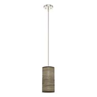 Solhaven 1-Light Mini Pendant in Warm Grey Oak