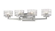 Z-Lite Rubicon 4-Light Bathroom Vanity Light In Brushed Nickel