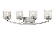 Z Lite Zaid 4 Light Bathroom Vanity Light In Brushed Nickel