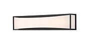 Z-Lite Baden 2-Light Bathroom Vanity Light In Matte Black