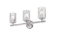 Z-Lite Dover Street 3-Light Bathroom Vanity Light In Brushed Nickel