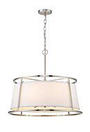 Z-Lite Lenyx Pendant 6-Light Pendant Light In Brushed Nickel