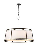 Z-Lite Lenyx Pendant 8-Light Pendant Light In Iron Ore