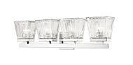 Z-Lite Astor 4-Light Bathroom Vanity Light In Chrome