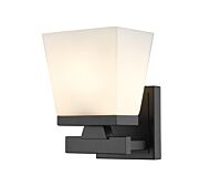 Z-Lite Astor 1-Light Wall Sconce In Matte Black