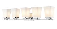 Z-Lite Darcy 5-Light Bathroom Vanity Light In Chrome