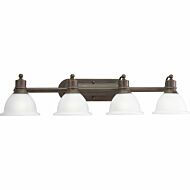 Madison 4-Light Bathroom Vanity Light Bracket in Antique Bronze