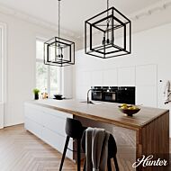 Hunter Doherty 4-Light Chandelier in Natural Iron