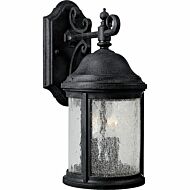 Ashmore 2-Light Wall Lantern in Textured Black