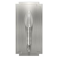 Zoanne 1-Light Wall Sconce in Brushed Nickel